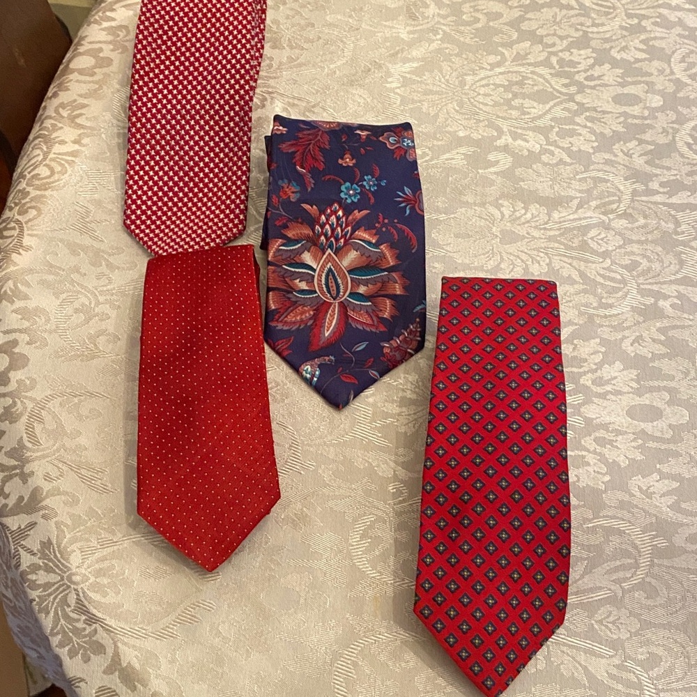 Group of men’s ties. One a Dior